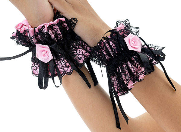elasticated rose cuffs two 2